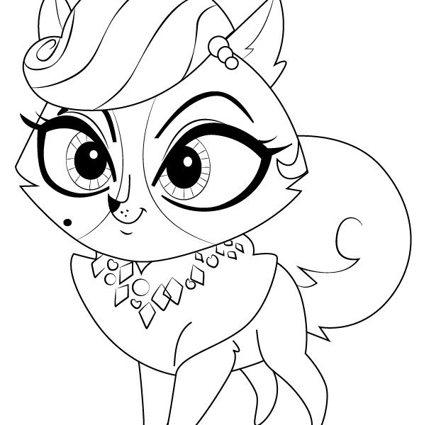 Littlest Pet Shop Coloring Pages Jebbie - Free Printable Coloring Pages