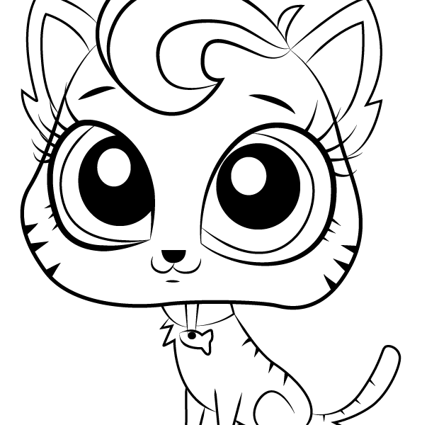 Littlest Pet Shop Coloring Pages Buttercream Sundae - Free Printable ...