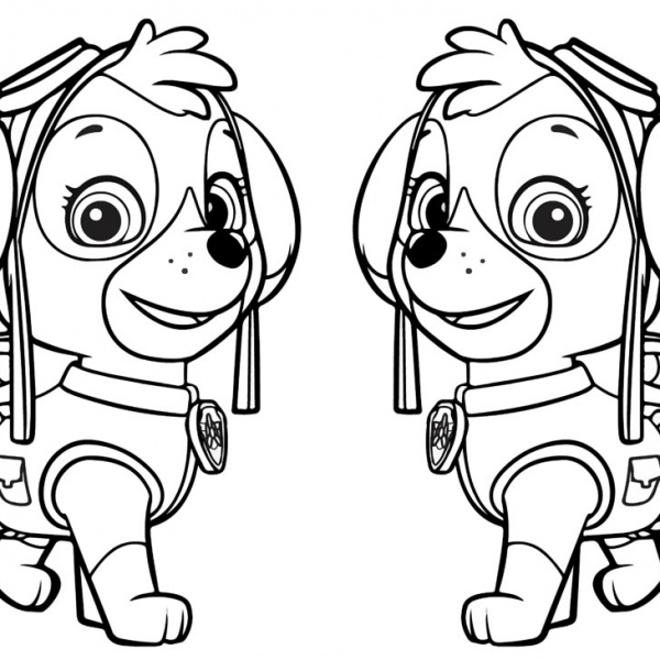 PAW Patrol Coloring Pages - Free Printable Coloring Pages