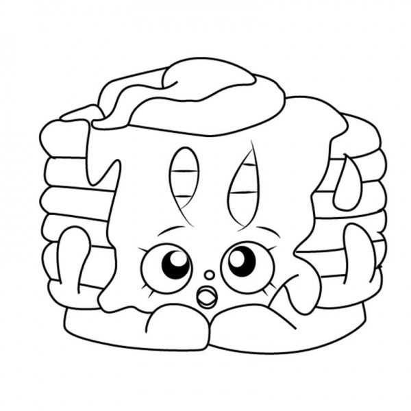 Banana Splitty from Shopkins Coloring Pages - Free Printable Coloring Pages