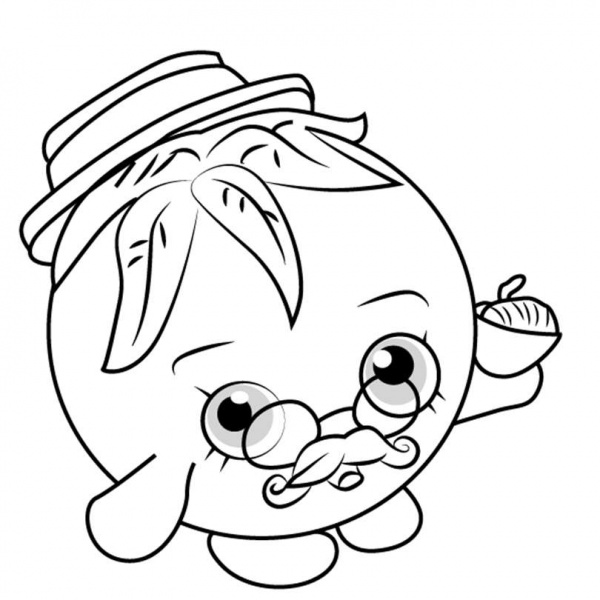 Crispy Chip from Shopkins Coloring Pages - Free Printable Coloring Pages