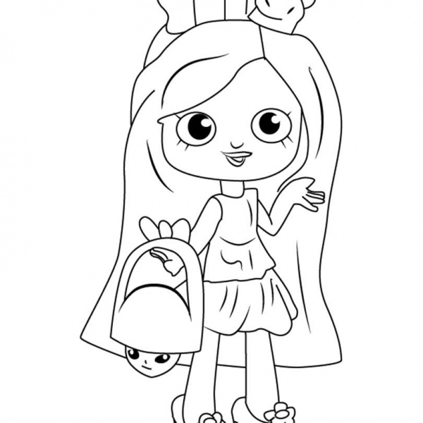 Cute Boot from Shopkins Coloring Pages - Free Printable Coloring Pages