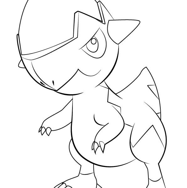 cranidos coloring page in pdf pokemon