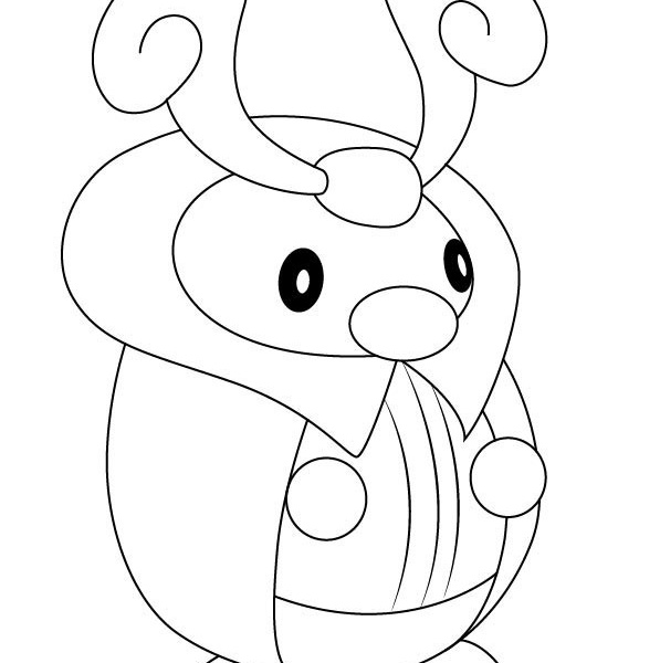 cetoddle coloring page to print pokemon