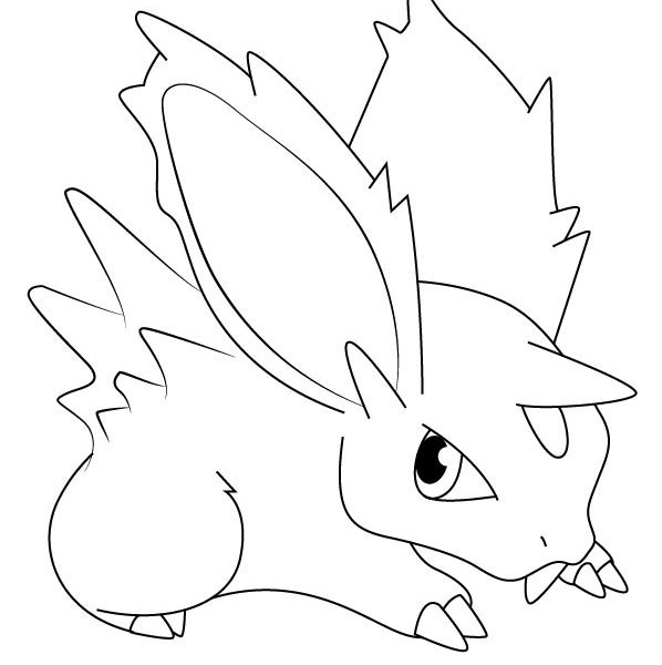 swellow coloring page in pdf pokemon