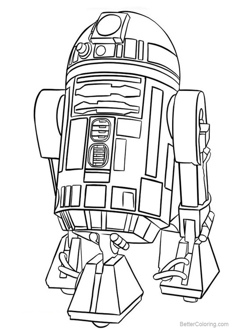 R2d2 Coloring Pages - Free Printable Coloring Pages