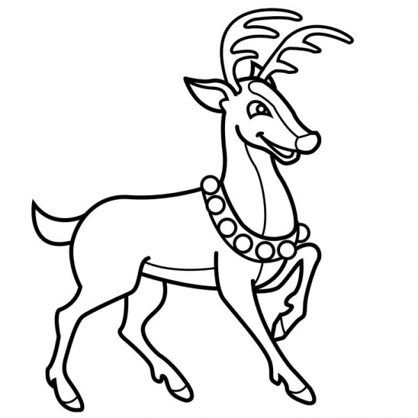 Realistic Reindeer Coloring Pages - Free Printable Coloring Pages