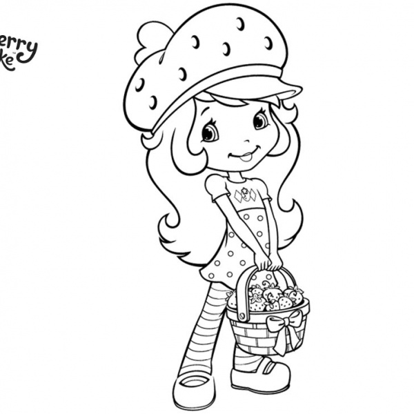 Strawberry Shortcake Coloring Pages - Free Printable Coloring Pages