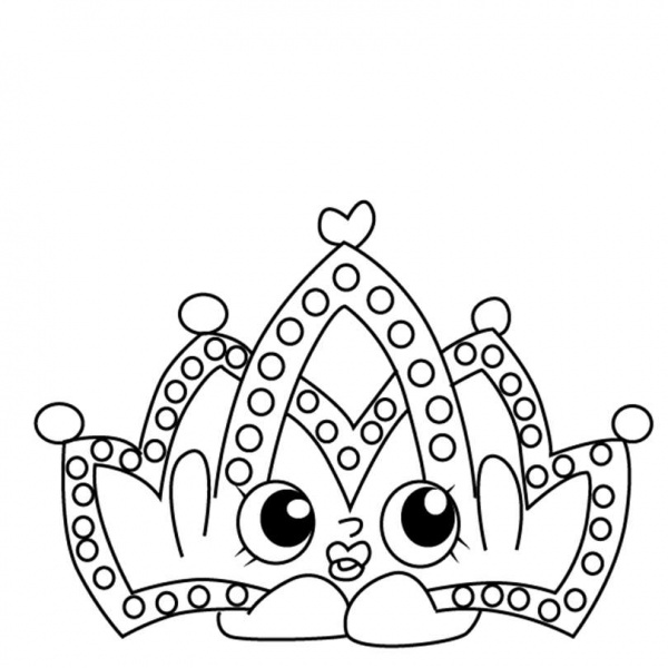 D lish Donut from Shopkins Coloring Pages - Free Printable ...