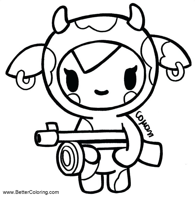 Tokidoki Moofia Coloring Pages - Free Printable Coloring Pages