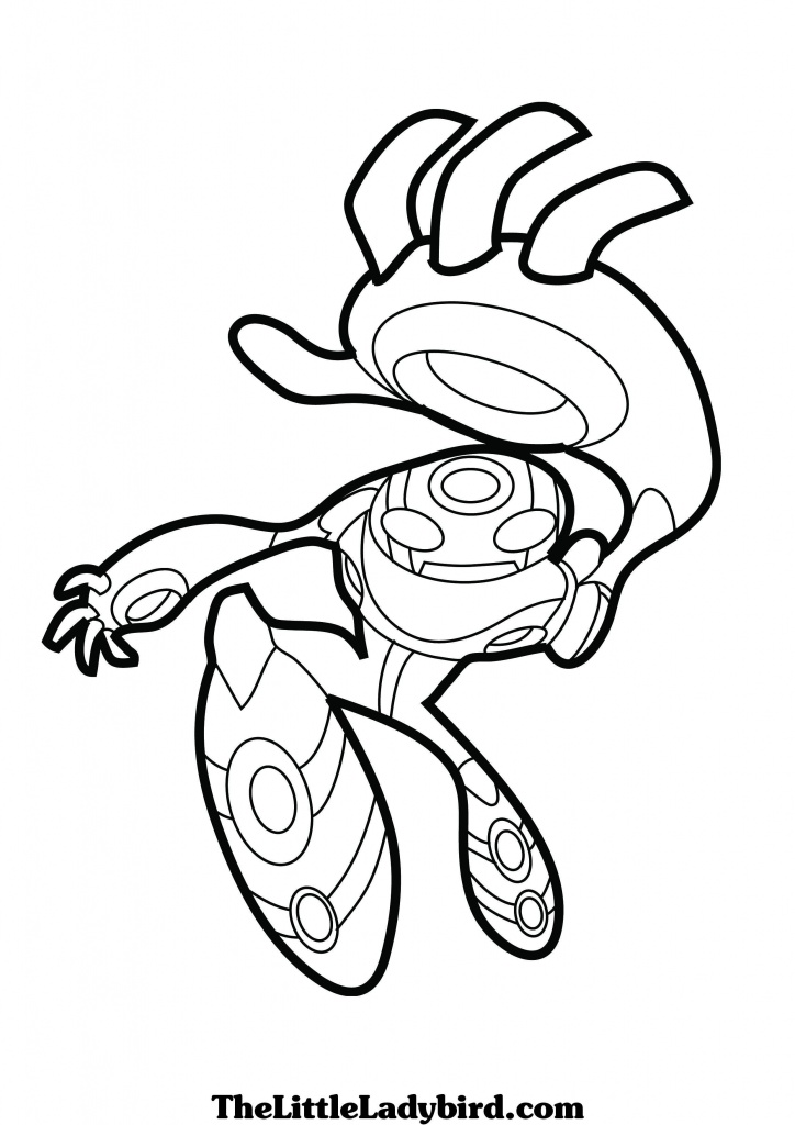 Ultimate Echo Echo from Ben 10 Coloring Pages - Free Printable Coloring ...