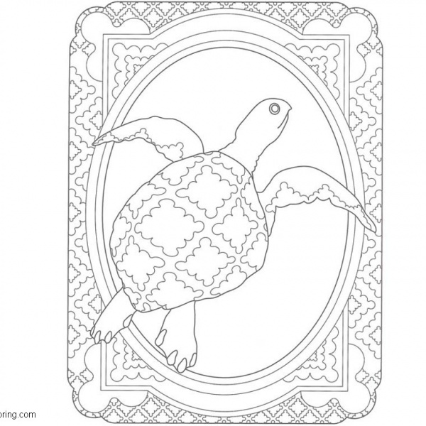 Under The Sea Coloring Pages Easy Drawing - Free Printable Coloring Pages