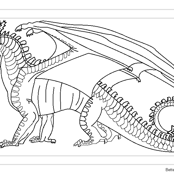 Wings of Fire Coloring Pages MudWing by IceOfWaterflock - Free ...