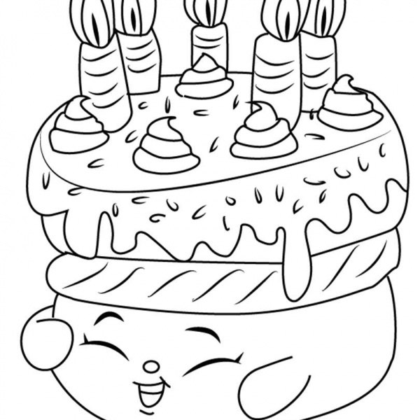 Dollops from Shopkins Coloring Pages - Free Printable Coloring Pages