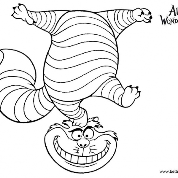 Alice In Wonderland Tea Party Coloring Pages Mad Hatter - Free ...