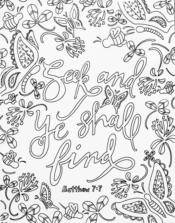 Bible Verse Coloring Pages Quote Memorizing Scripture - Free Printable ...