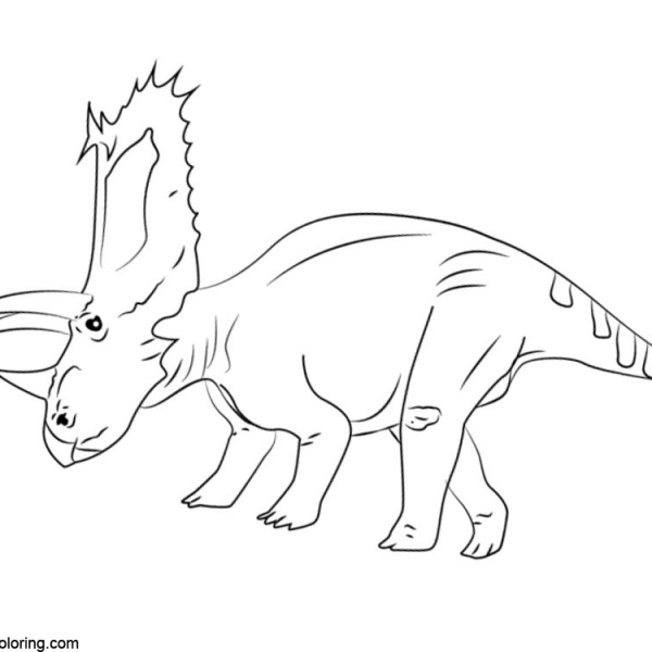 Triceratops Dinosaur of Jurassic World Fallen Kingdom Coloring Pages