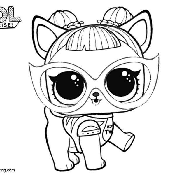 Ruff Rocker from LOL Surprise Pets Coloring Pages - Free Printable ...