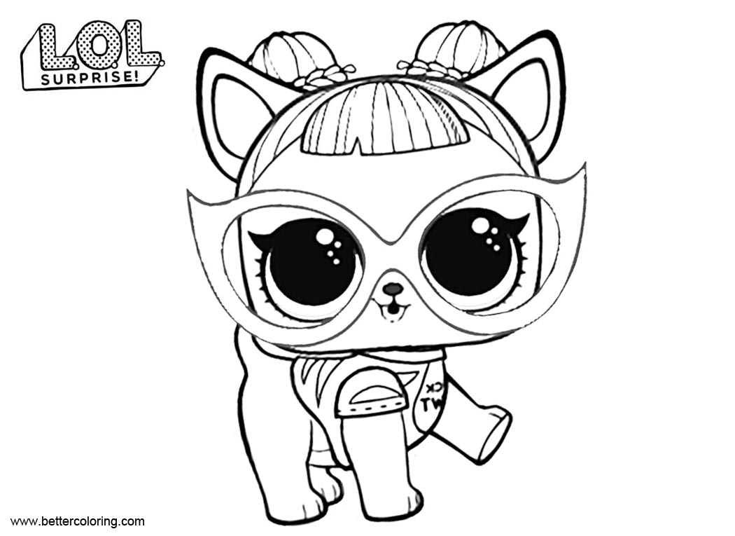 Download LOL Pets Coloring Pages Baby Dog - Free Printable Coloring ...