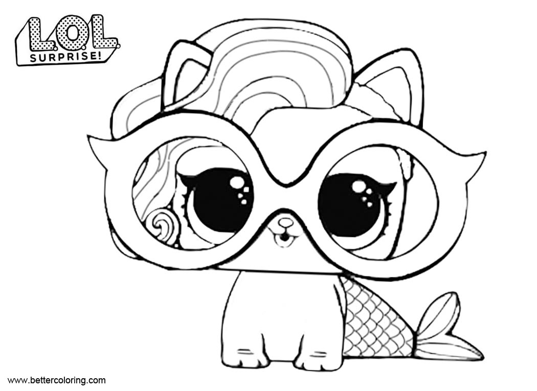 Download LOL Surprise Pets Coloring Pages Splash Meow Maid - Free ...