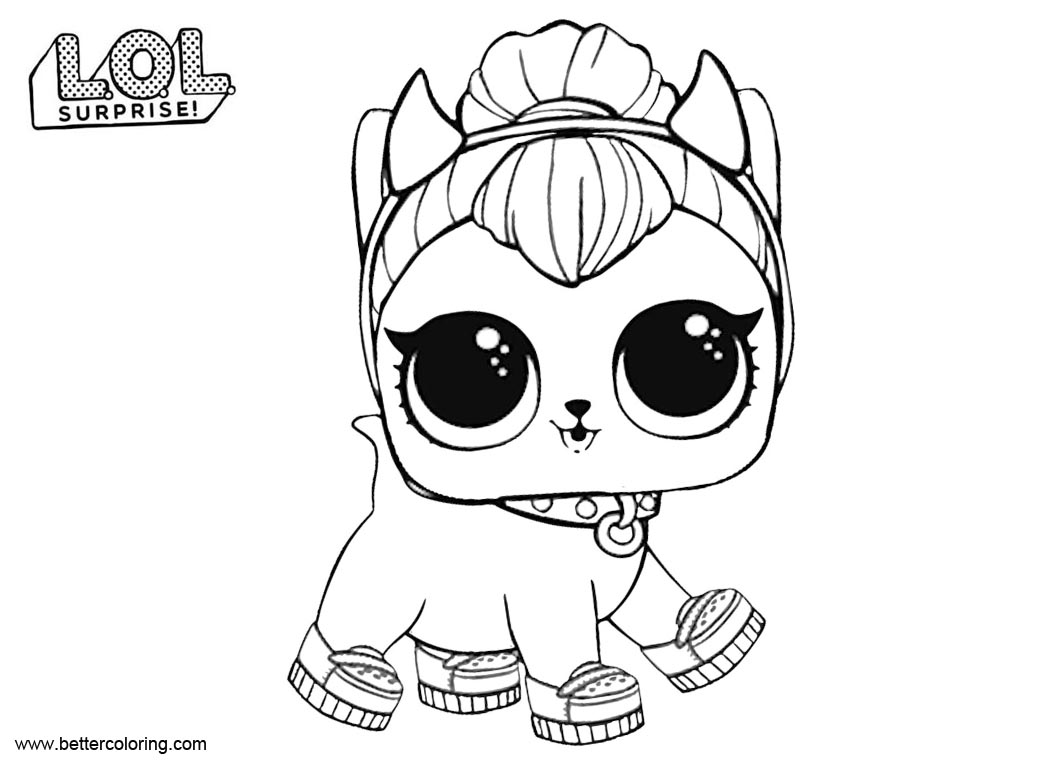 LOL Surprise Pets Coloring Pages Free Printable Coloring Pages