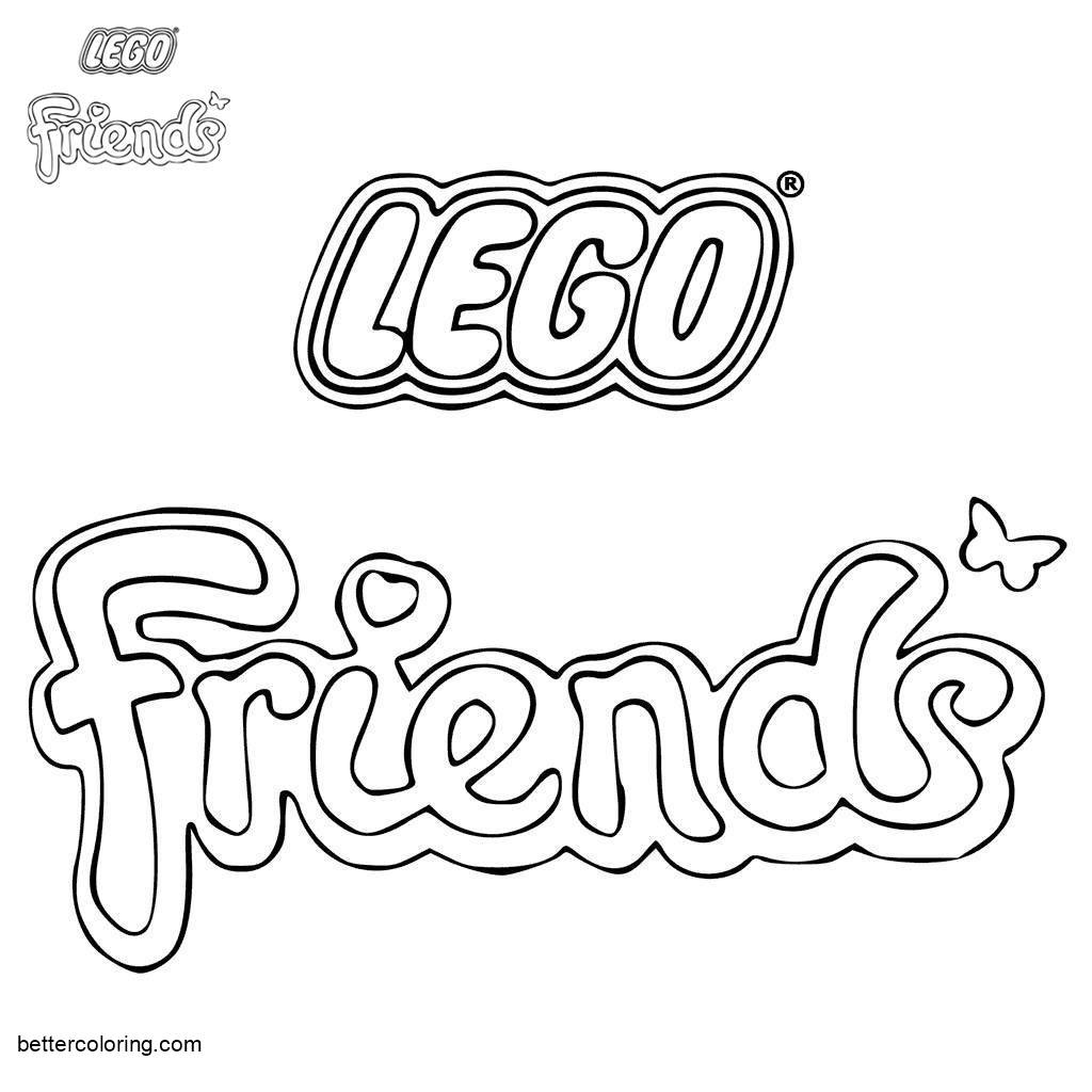 lego friends coloring page template