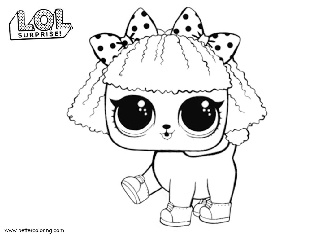Pupsta from LOL Surprise Pets Coloring Pages - Free Printable Coloring