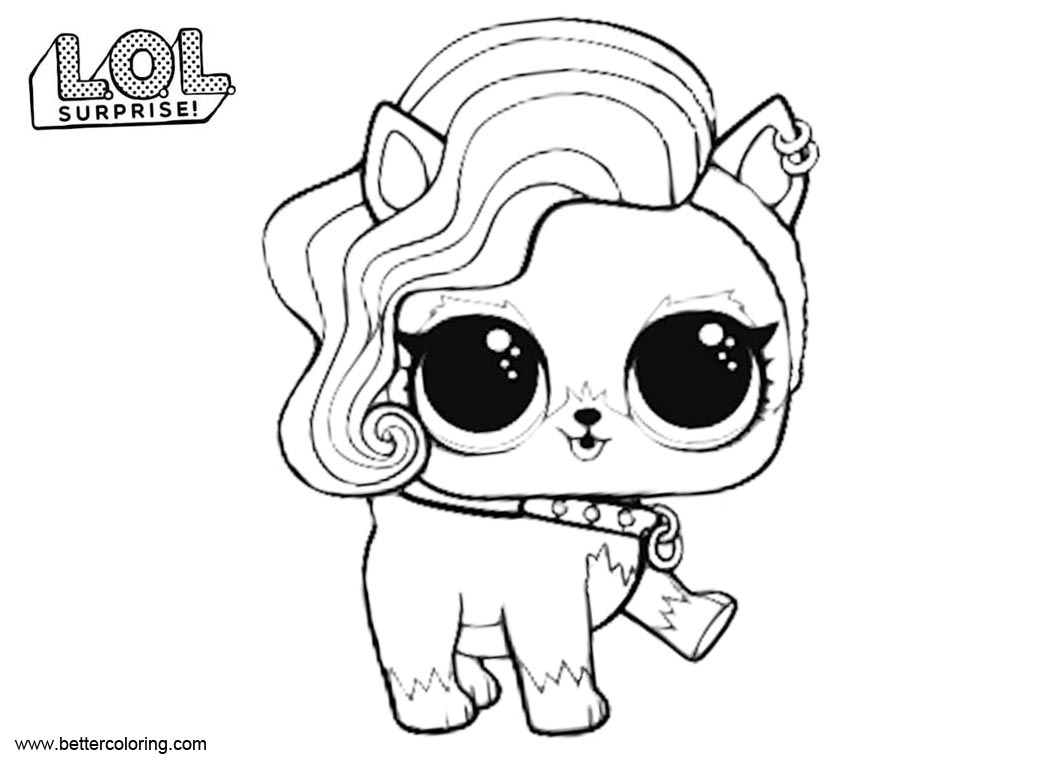 Download Ruff Rocker from LOL Surprise Pets Coloring Pages - Free ...