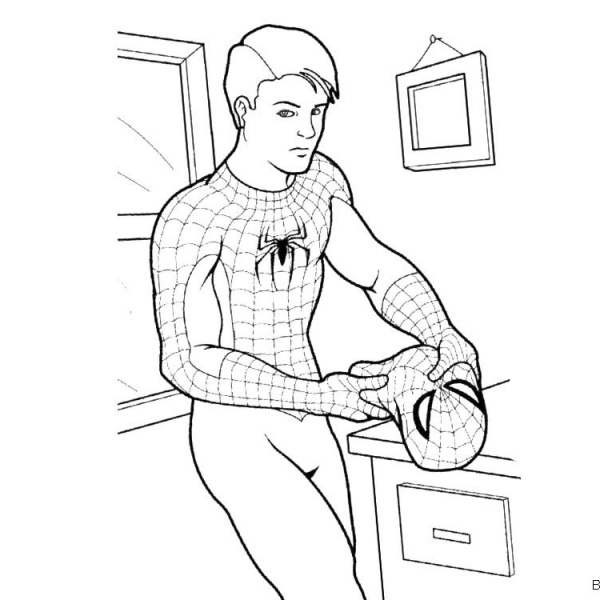 Spiderman Homecoming Coloring Pages Saved A Girl - Free Printable ...