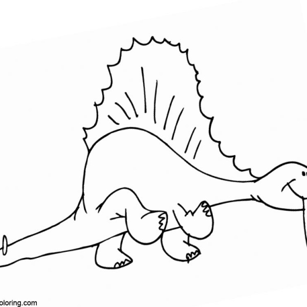 Baby Spinosaurus Coloring Pages - Free Printable Coloring Pages