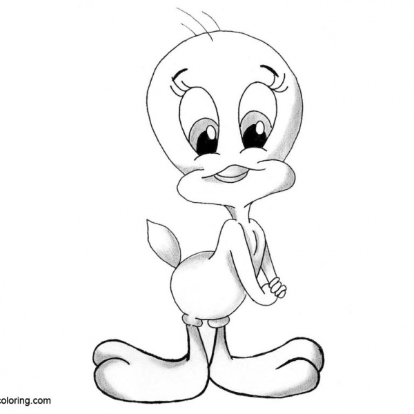 Magician Tweety Bird Coloring Pages - Free Printable Coloring Pages