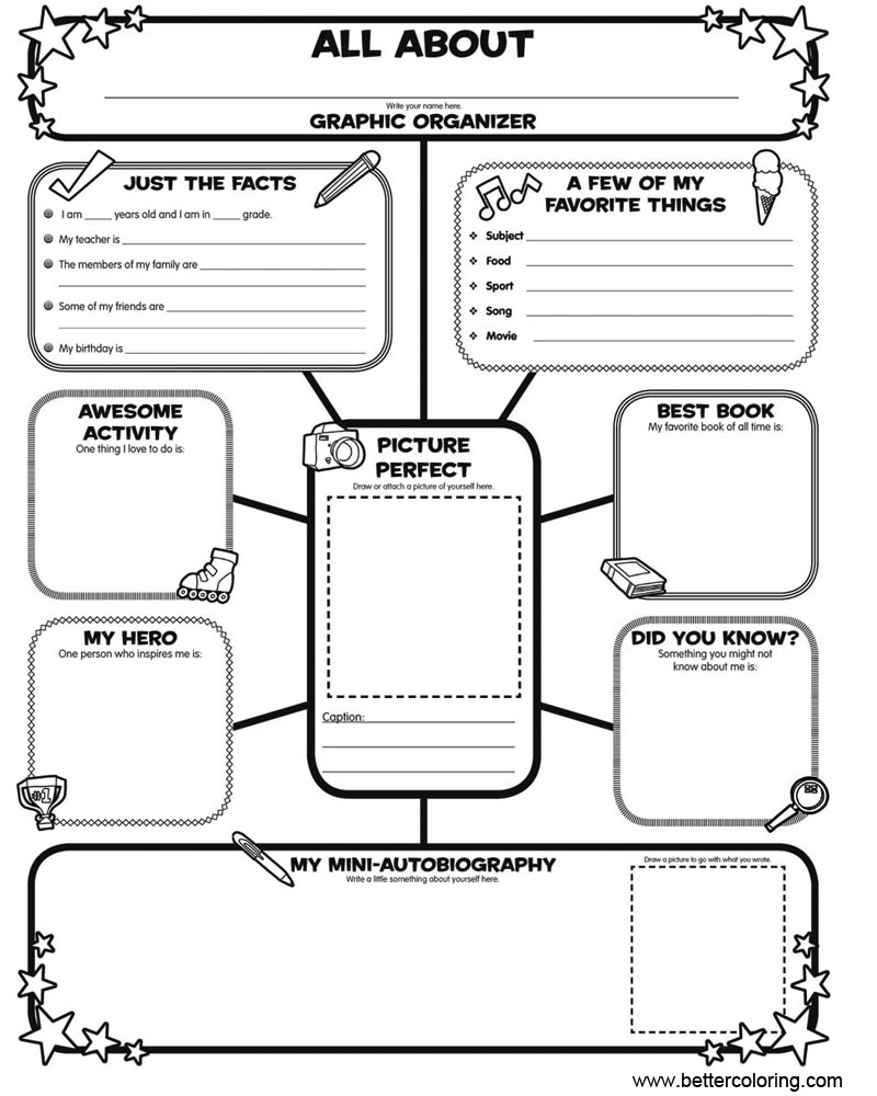 Download All About ME Coloring Pages Preschool Kids Worksheets - Free Printable Coloring Pages