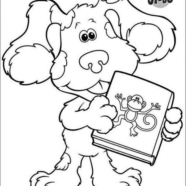 Blue's Clues Coloring Pages Cute Puppy - Free Printable Coloring Pages