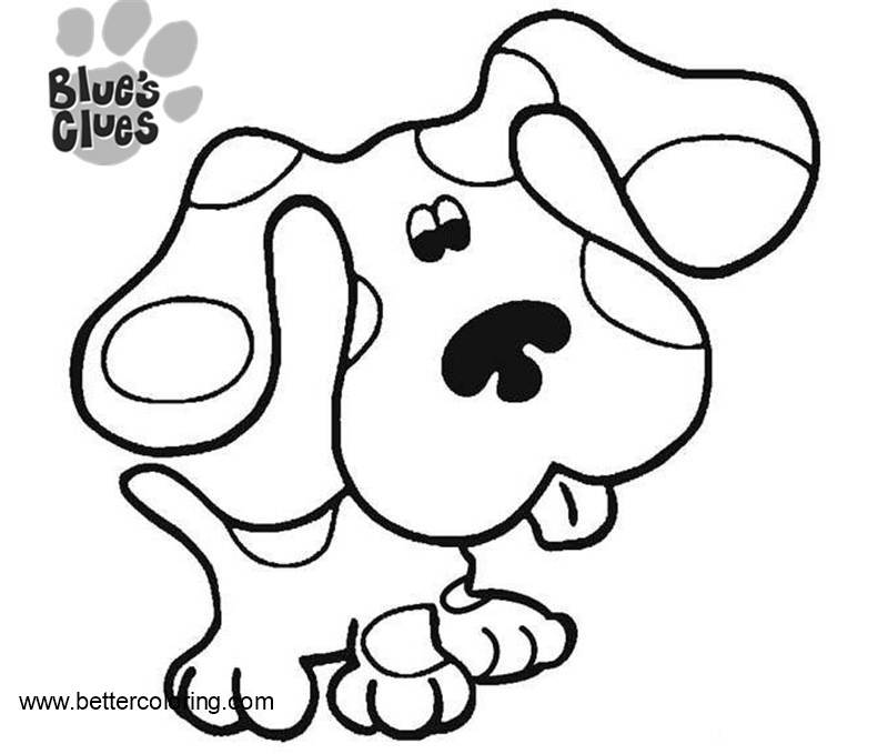 Blue's Clues Coloring Pages - Free Printable Coloring Pages