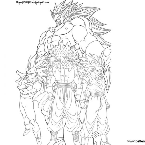 Dragon Ball Super Coloring Pages - Free Printable Coloring Pages