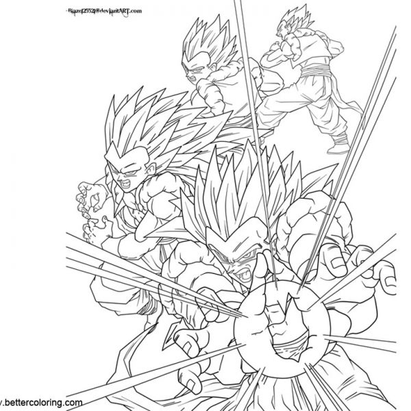 Dragon Ball Super Coloring Pages Goku - Free Printable Coloring Pages