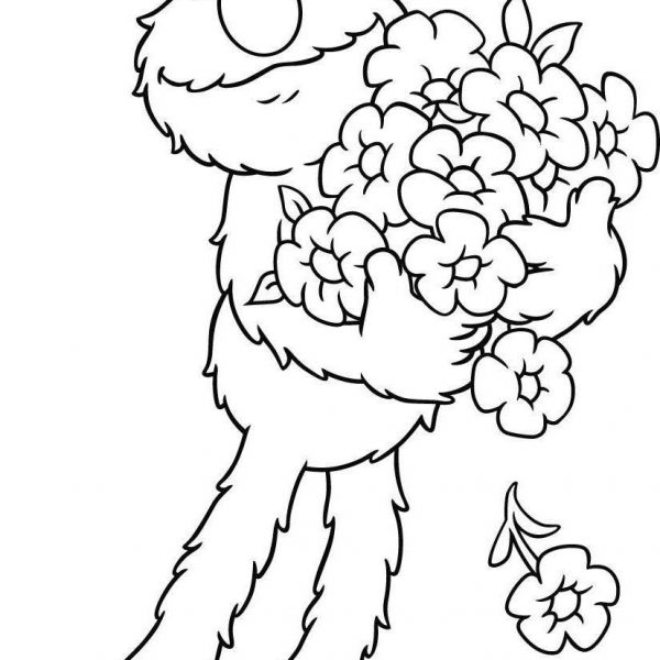 Cute Elmo Coloring Pages - Free Printable Coloring Pages