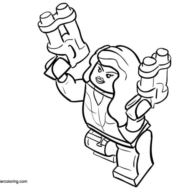 Marvel Avengers Black Widow Coloring Pages - Free Printable Coloring Pages