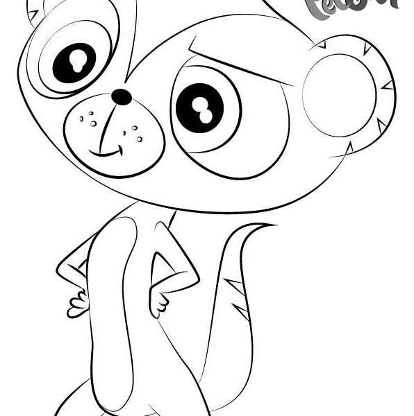 Littlest Pet Shop Coloring Pages Minka Mark - Free Printable Coloring Pages