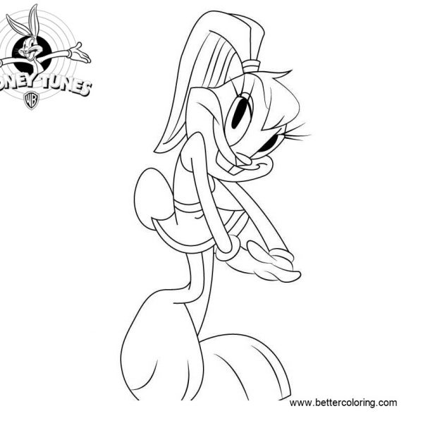 Penelope Pussycat From Looney Tunes Coloring Pages Free Printable Coloring Pages 