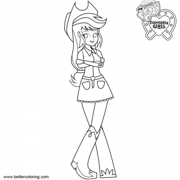 My Little Pony Equestria Girls Coloring Pages Outline - Free Printable ...