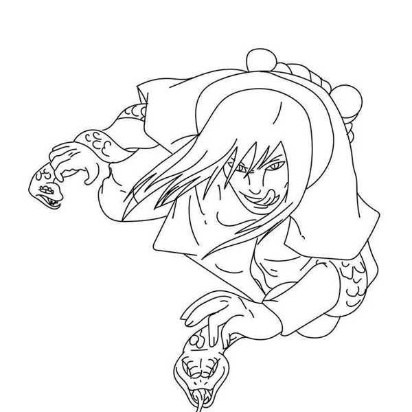 Naruto Coloring Pages Hashirama Senju - Free Printable Coloring Pages