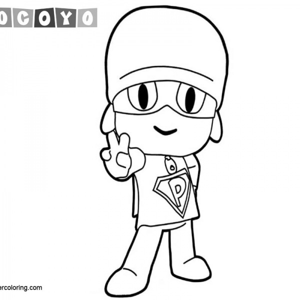 elly coloring pages printables pocoyo