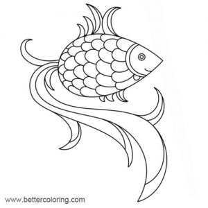 Rainbow Fish Coloring Pages - Free Printable Coloring Pages