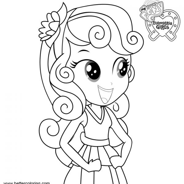 Spike from My Little Pony Equestria Girls Coloring Pages - Free ...