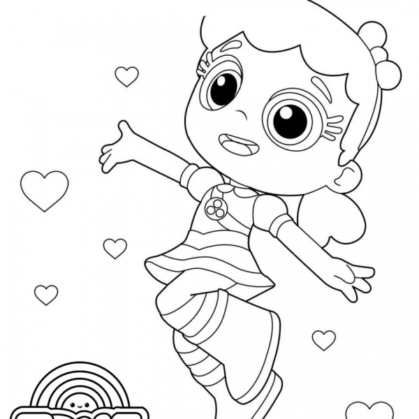 True and the Rainbow Kingdom Coloring Pages Smelfer - Free Printable ...