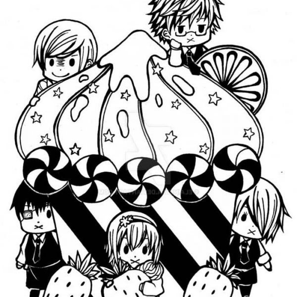 Anime Boys from Tokyo Ghoul Coloring Pages - Free Printable Coloring Pages
