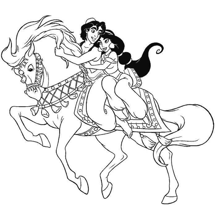Best Aladdin Coloring Pages Characters - Free Printable Coloring Pages