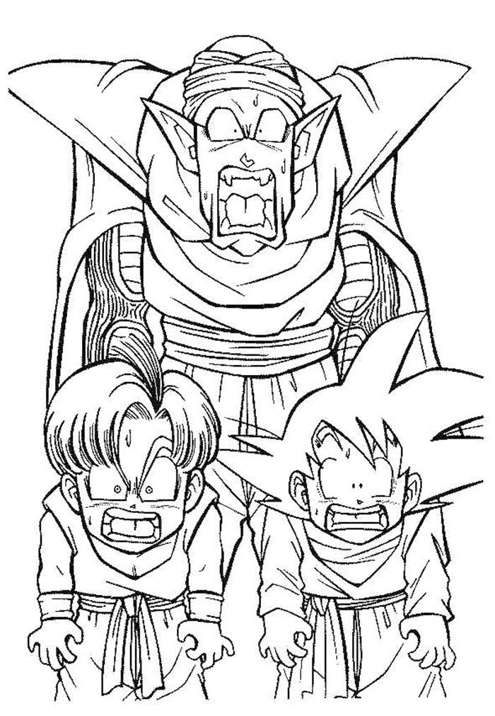 Best Dragon Ball Z Coloring Pages Lineart - Free Printable Coloring Pages