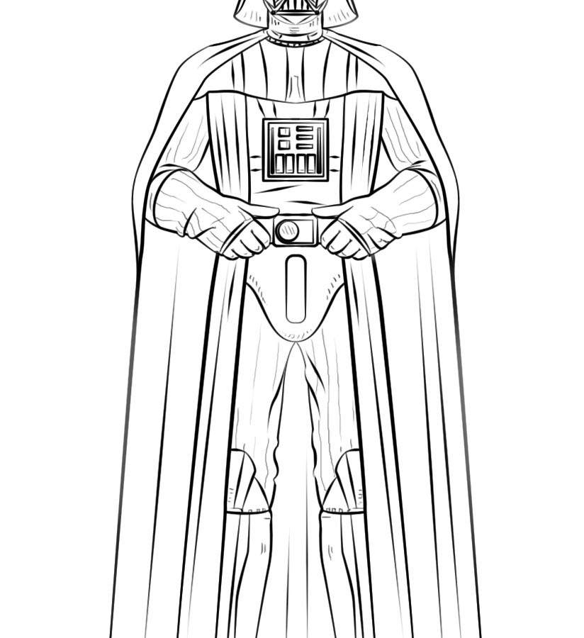 Darth Vader Coloring Pages for Adults - Free Printable Coloring Pages
